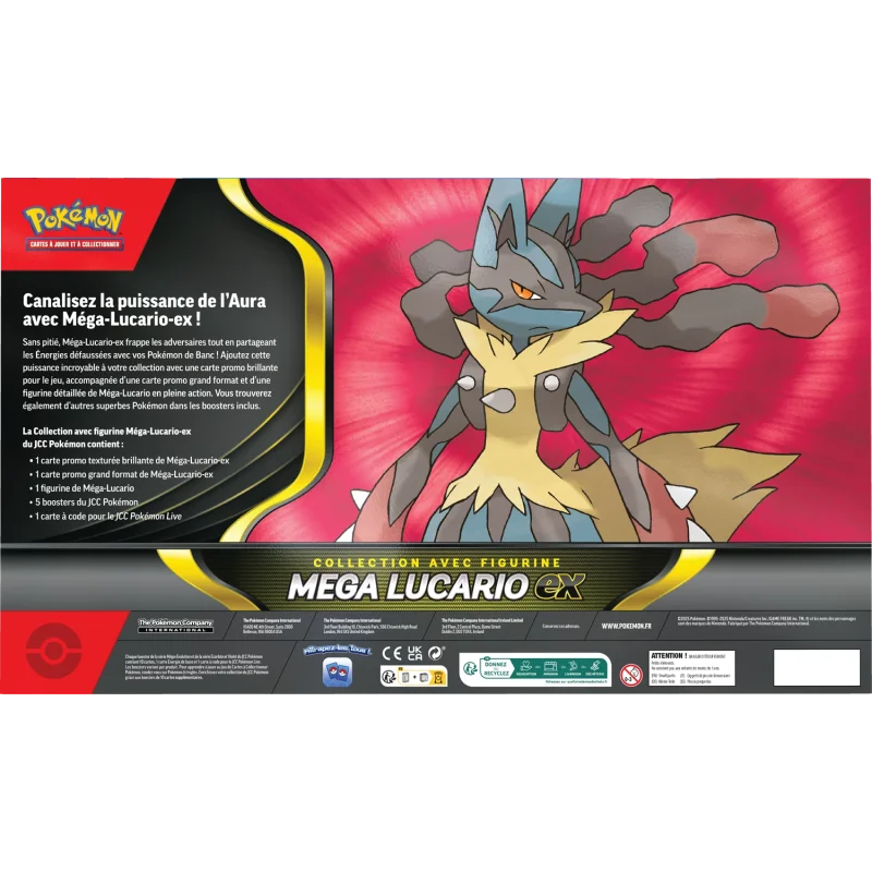 Coffret Premium avec Figurine Méga Lucario-ex - FR
